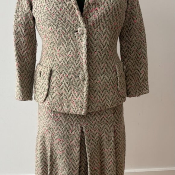 Adorable Vintage 1960s Women's Dress Suit (size 4/6) - Picture 9 of 10